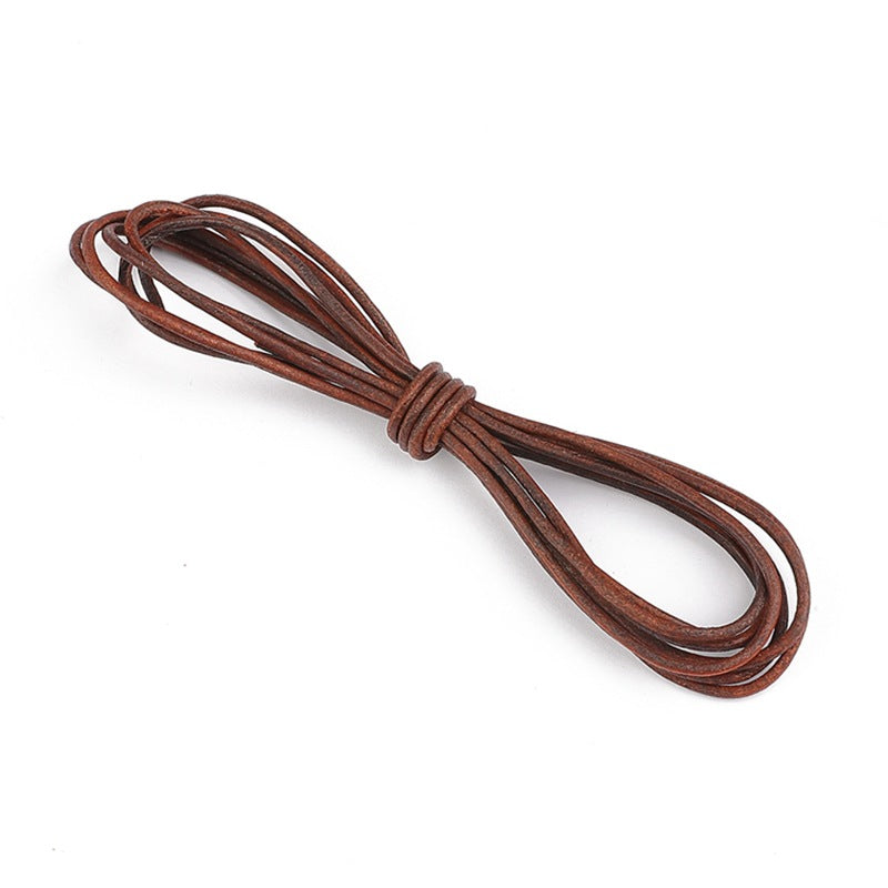 Leather Strapdiy Leather Rope Handmade Accessories Materials - 0 - Bijou Her - style - Size - 