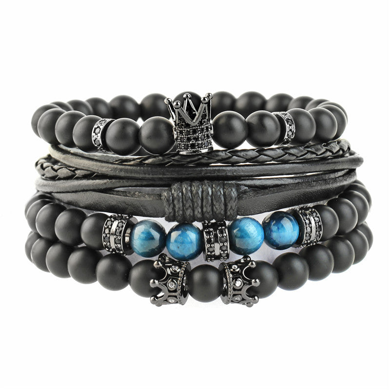 Woven Stone Beaded Multilayer Bracelet - 0 - Bijou Her - style -  - 