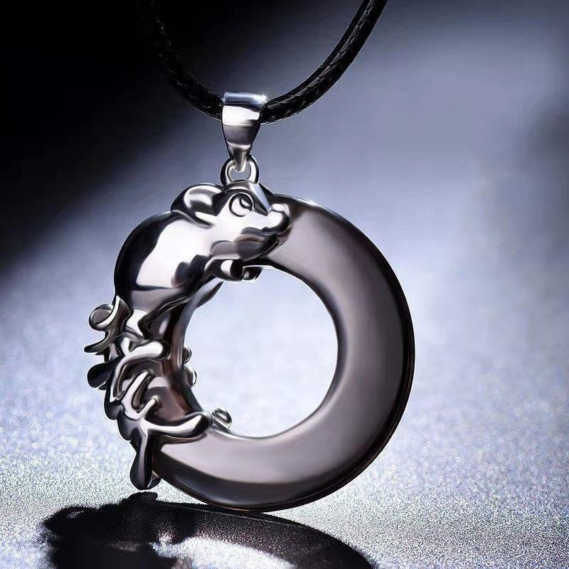 Zodiac Luminous Necklace This Year Ox Peace Buckle Pendant For Men And Women - 0 - Bijou Her -  -  - 