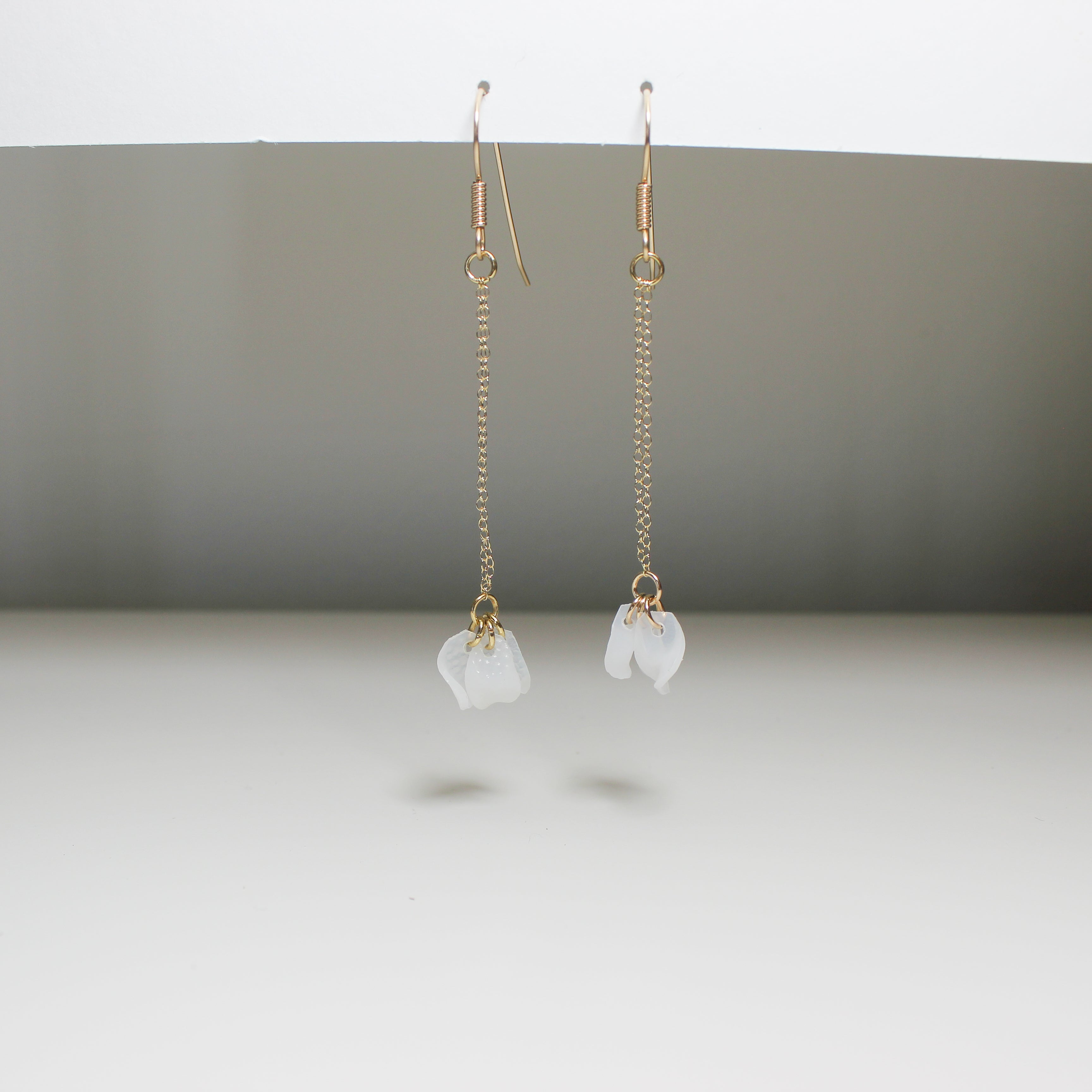 Sustainable Handmade Gold Pendants with Recycled Materials - Earrings - Bijou Her -  -  - 