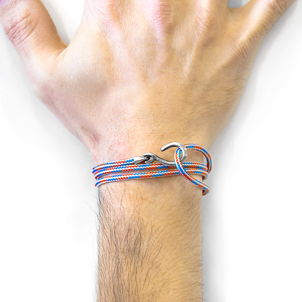 Handcrafted Red, White & Blue Heysham Silver Rope Bracelet
This British-made bracelet by ANCHOR & CREW features a solid sterling silver hook and performance rope. With adjustable sizing, it's perfect for any wrist. Shop now. - Jewelry & Watches - Bijou Her -  -  - 