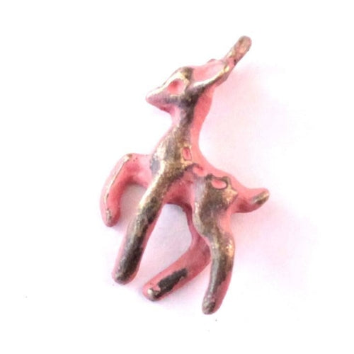 Hand-Painted Deer Charm Jewelry - Necklace, Bracelet, or Charm Only - Jewelry & Watches - Bijou Her - Color - Style - 
