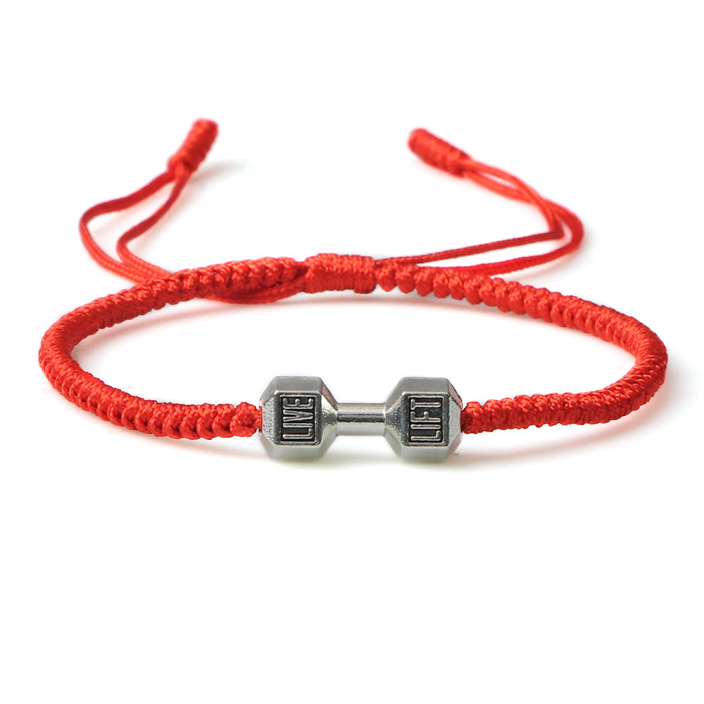 Originality Woven Dumbbell Alloy Bracelet - 0 - Bijou Her - Color -  - 