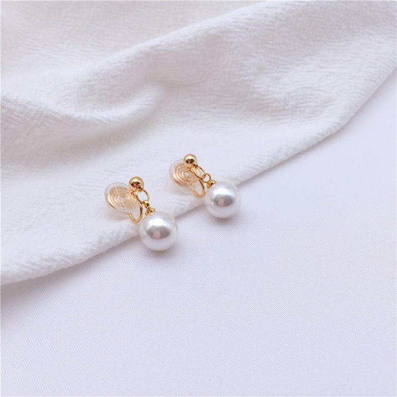 Retro Simple Temperament Small Fragrant Style Pearl Earrings - 0 - Bijou Her -  -  - 