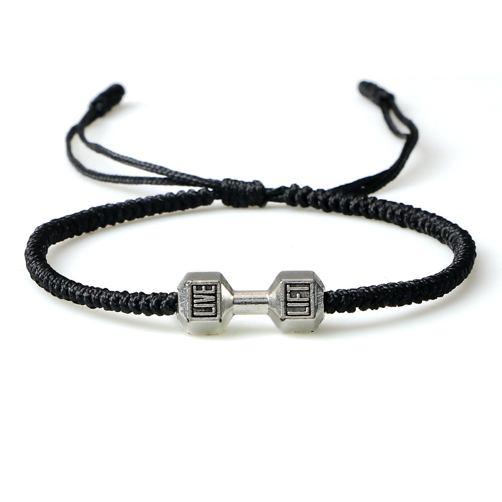 Originality Woven Dumbbell Alloy Bracelet - 0 - Bijou Her - Color -  - 