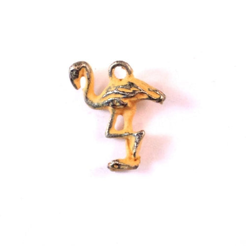 Hand-Painted Flamingo Charm Jewelry - Necklace, Bracelet, or Charm Only - Jewelry & Watches - Bijou Her - Color - Style - 