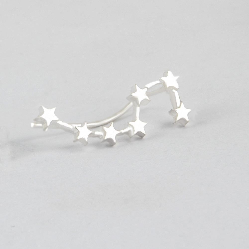 Starry Night Ear Crawlers - Zinc Alloy Earrings Set - Earrings - Bijou Her -  -  - 