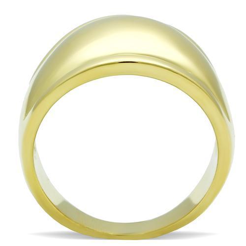 IP Gold Brass Ring - No Stone, Ships in 1 Day, 5.90g Weight - Jewelry & Watches - Bijou Her -  -  - 