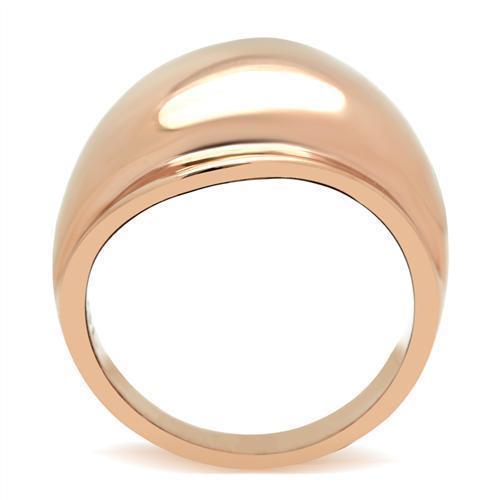 IP Rose Gold Brass Ring - No Stone, Ships in 1 Day, 5.70g Weight - Jewelry & Watches - Bijou Her -  -  - 