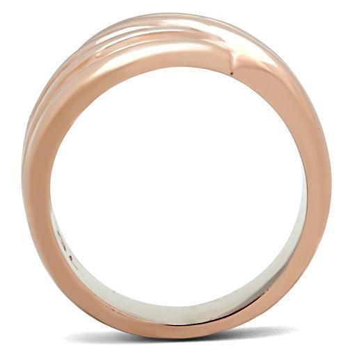 IP Rose Gold Brass Ring - No Stone, Ships in 1 Day, 7.30g Weight - Jewelry & Watches - Bijou Her -  -  - 