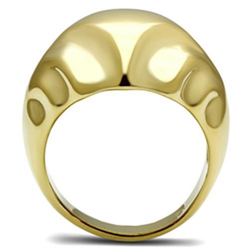 IP Gold Brass Ring - No Stone, Ships in 1 Day, 8.30g Weight - Jewelry & Watches - Bijou Her -  -  - 