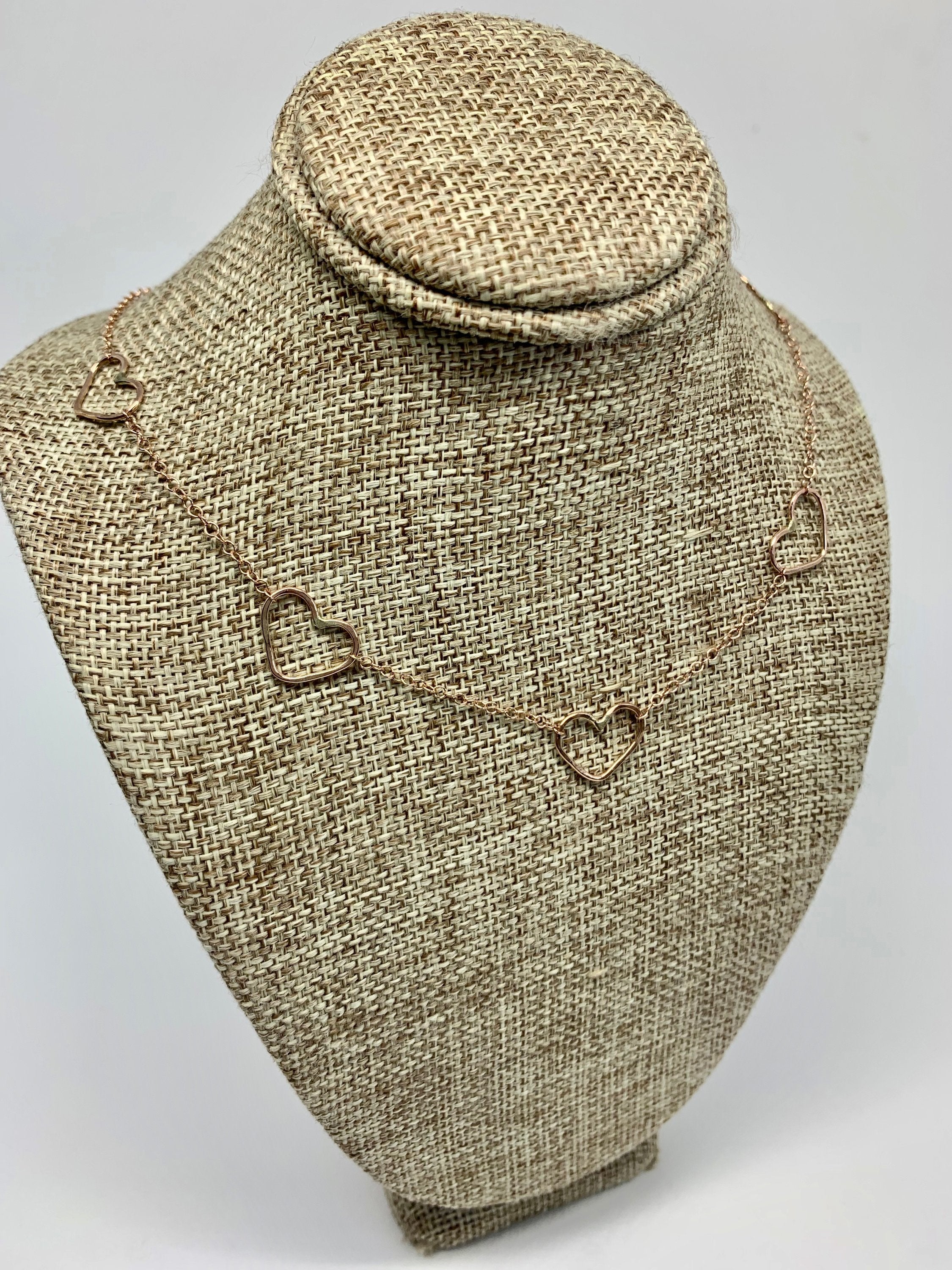 Handmade Heart Chakra Choker Necklace in Sterling Silver, Rose Gold Fill, or Yellow Gold Fill - Perfect for Weddings, Festivals, and Beach Days! - Jewelry & Watches - Bijou Her -  -  - 