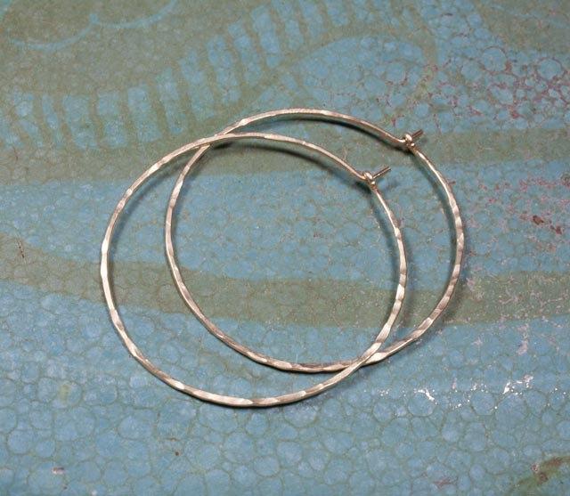 Handmade Crescent Moon Hoop Earrings - The Ranch Collection - Jewelry & Watches - Bijou Her -  -  - 