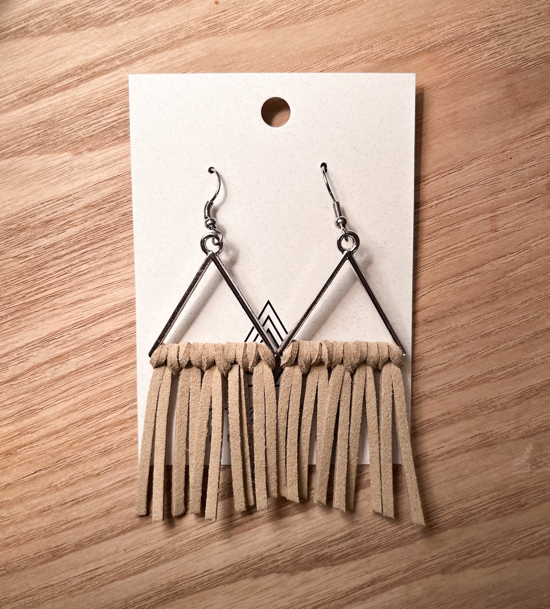 Lightweight Faux Leather Triangles - Lead and Nickel Free - Earrings - Bijou Her -  -  - 