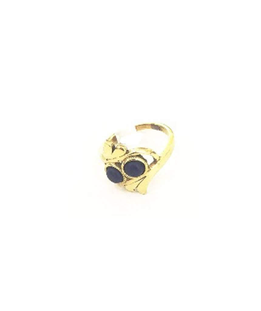 Leaf Stone Ring - Handmade Unique Design with Semi-Precious Stone - Jewelry & Watches - Bijou Her -  -  - 