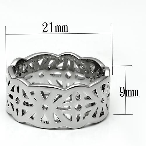 Imitation Rhodium Brass Ring - No Stone, 4-7 Day Shipping Lead Time - Jewelry & Watches - Bijou Her -  -  - 