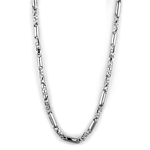 Rhodium Brass Necklace with AAA Grade CZ - Clear, 50% OFF, Limited Offer - Jewelry & Watches - Bijou Her - Size -  - 