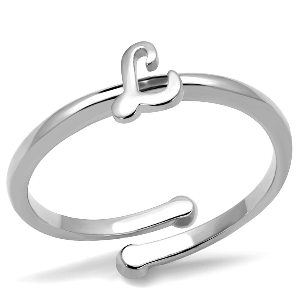 Rhodium Brass Ring - No Stone, 4-7 Day Shipping Lead Time, 1.53g Weight - Jewelry & Watches - Bijou Her -  -  - 