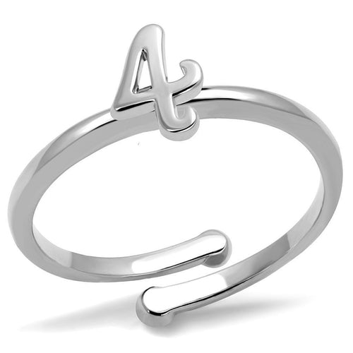 Rhodium Brass Ring - No Stone, 4-7 Day Shipping Lead Time - Jewelry & Watches - Bijou Her - Size -  - 