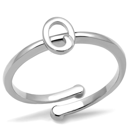 Rhodium Brass Ring - No Stone, 4-7 Day Shipping Lead Time, 1.46g Weight - Jewelry & Watches - Bijou Her - Size -  - 