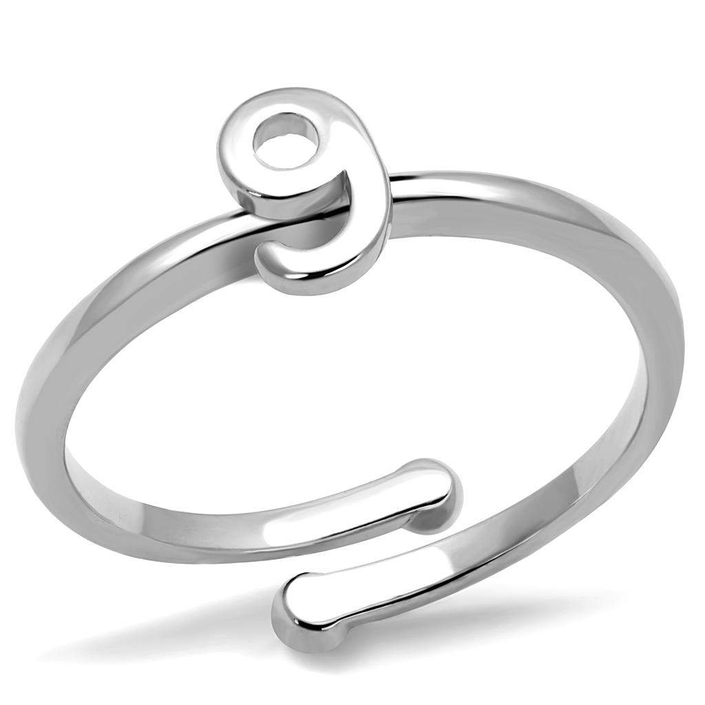 Rhodium Brass Ring - No Stone, 4-7 Day Shipping Lead Time, 1.53g Weight - Jewelry & Watches - Bijou Her -  -  - 