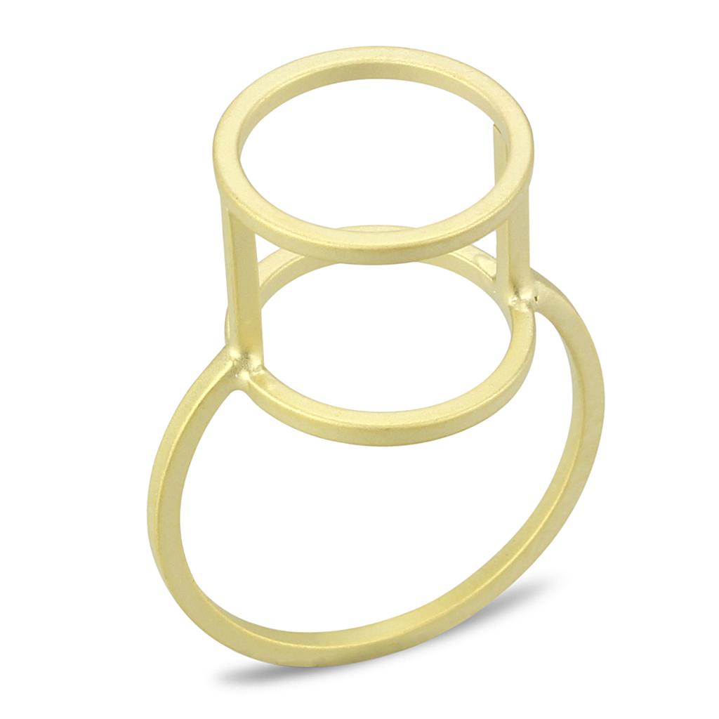 Minimalist Matte Gold Brass Ring - No Stone, Under $5, Women's Single-Tone Jewelry - Jewelry & Watches - Bijou Her -  -  - 