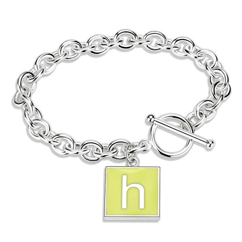 High-Polished Brass Bracelet with Emerald Epoxy - Backordered, 20.86g Weight - Jewelry & Watches - Bijou Her - Size -  - 