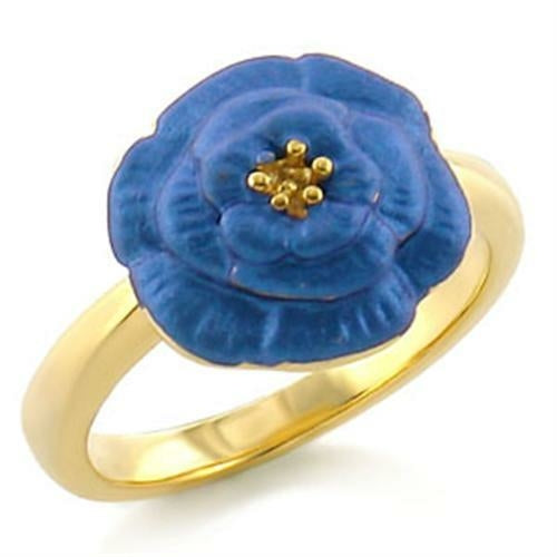 Gold White Metal Ring - No Stone, 4-7 Day Shipping Lead Time - Jewelry & Watches - Bijou Her - Size -  - 