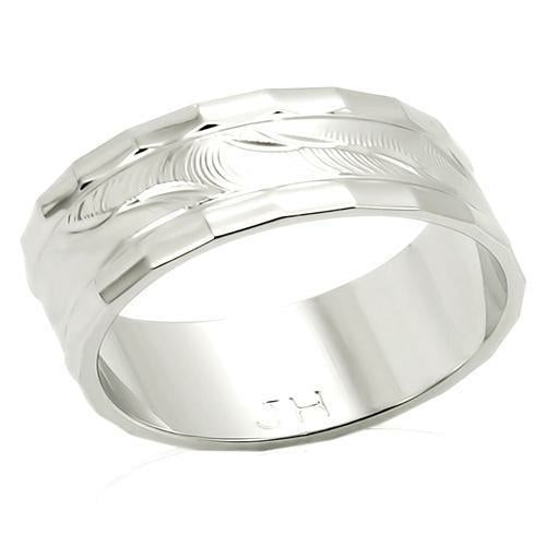 Imitation Rhodium Brass Ring - No Stone, 4-7 Day Shipping Lead Time - Jewelry & Watches - Bijou Her - Size -  - 
