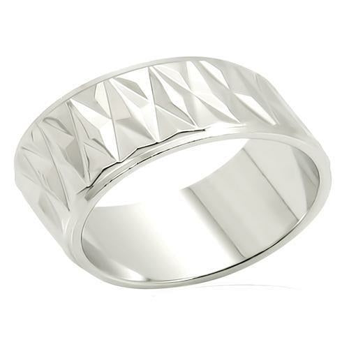 Imitation Rhodium Brass Ring - No Stone, 4-7 Day Shipping Lead Time - Jewelry & Watches - Bijou Her - Size -  - 