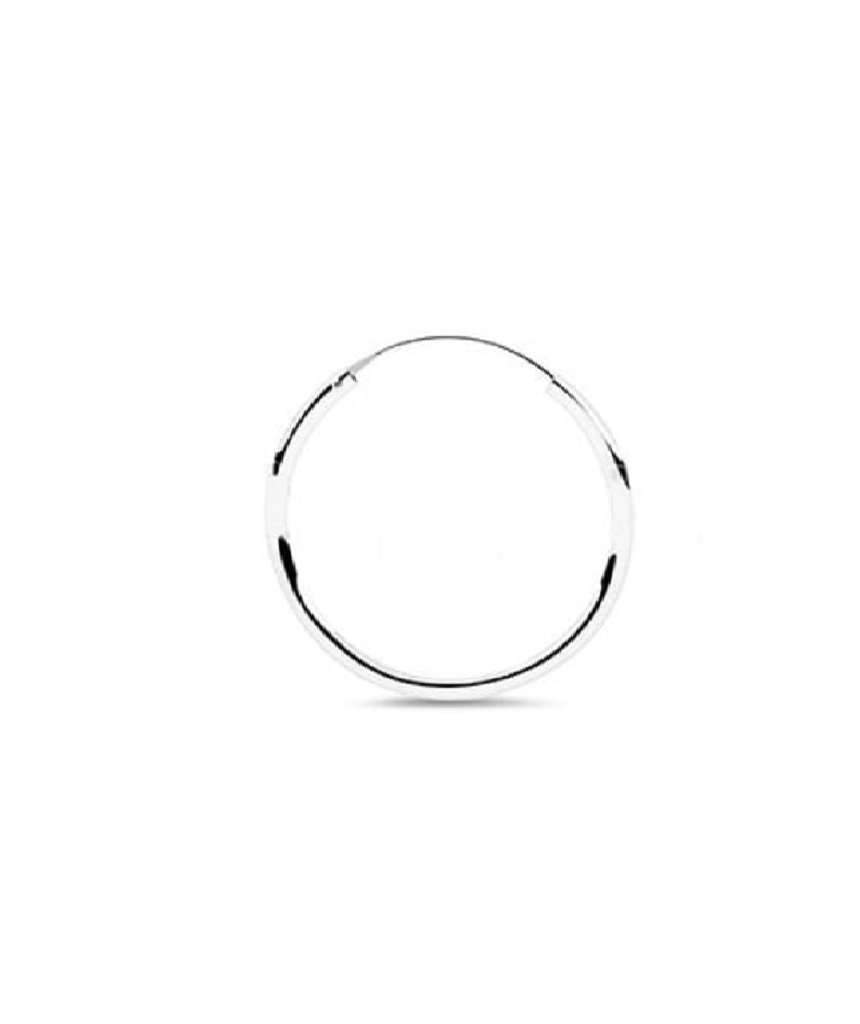 Sterling Silver Classic Hoop Earrings by Urbiana - Unisex Style, Handmade with .925 Quality Assured Stamp - Jewelry & Watches - Bijou Her -  -  - 