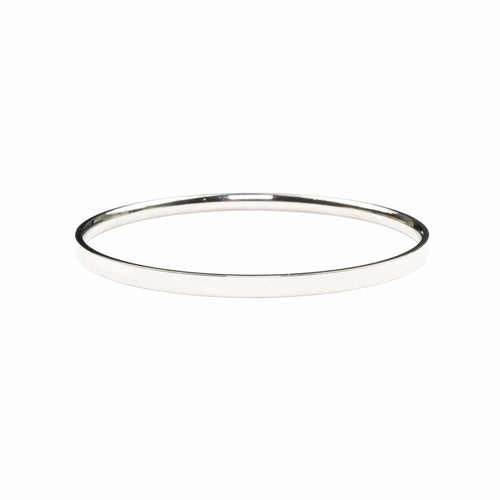 Hypoallergenic Round Bangle - 4mm Width, Comfort Fit, 7.75 Inch Length - Jewelry & Watches - Bijou Her - Color -  - 