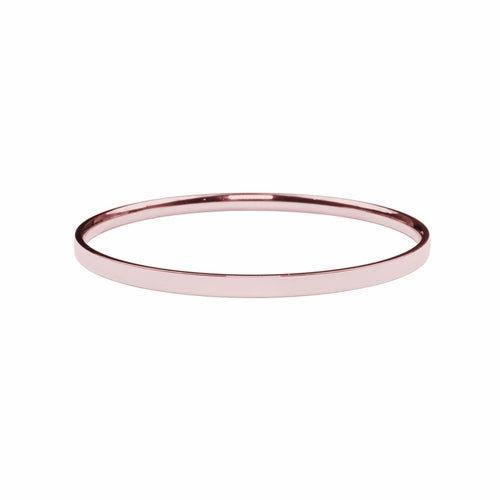 Hypoallergenic Round Bangle - 4mm Width, Comfort Fit, 7.75 Inch Length - Jewelry & Watches - Bijou Her - Color -  - 