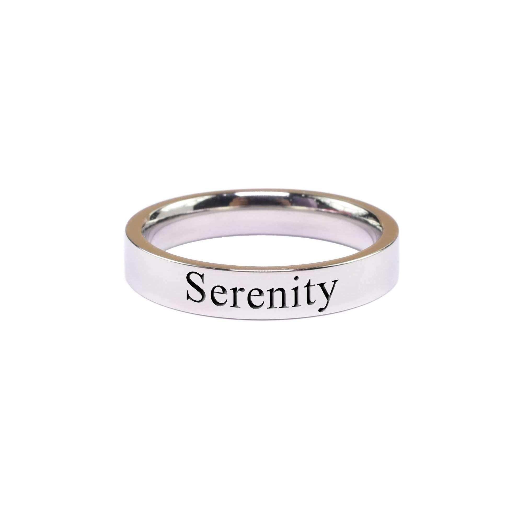 Hypoallergenic Serenity Comfort Fit Band - 4mm Width - Jewelry & Watches - Bijou Her -  -  - 