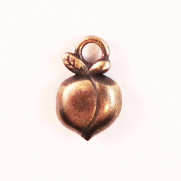 Vintage Peach Charm Jewelry - Bracelet, Necklace, or Charm Only - Jewelry & Watches - Bijou Her -  -  - 