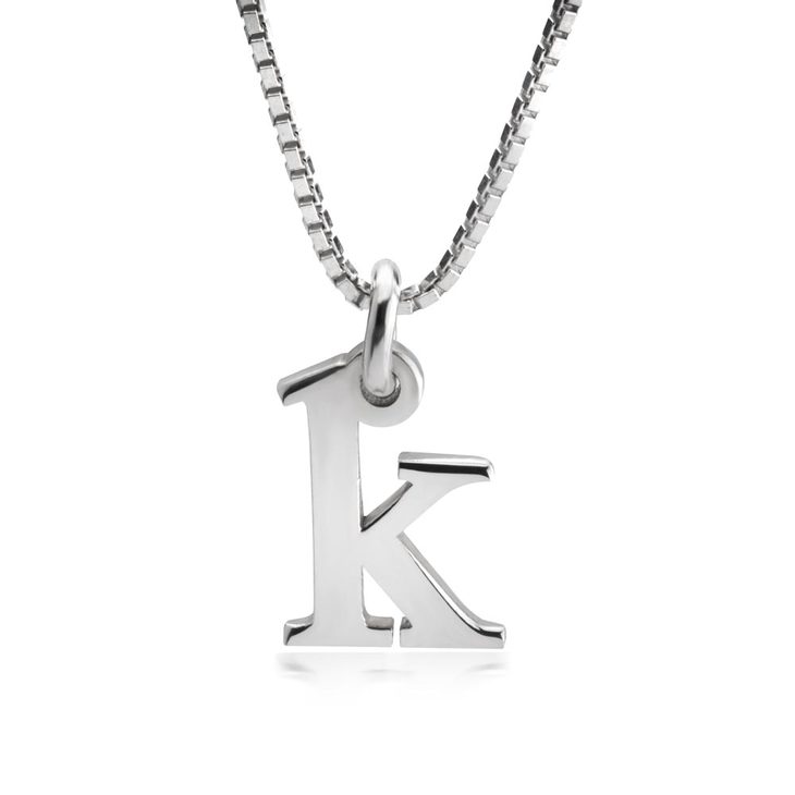 Personalized Small Initial Necklace in Sterling Silver, Gold, or Rose Gold - Hypoallergenic and Delicate Design for a Thoughtful Gift - Jewelry & Watches - Bijou Her -  -  - 