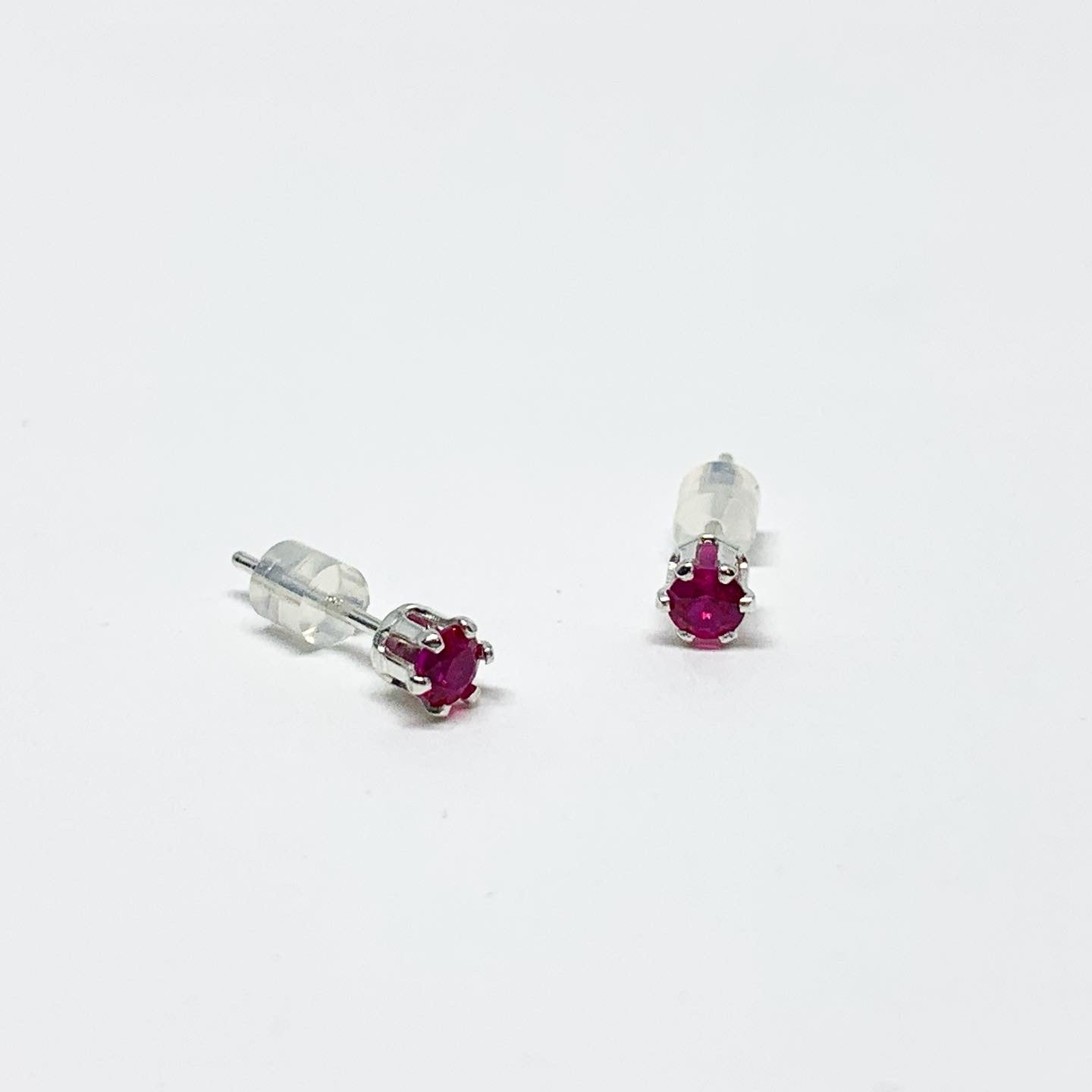 July Birthstone Ruby Earrings - Handmade Adornment for Celebrating Life and Love - Jewelry & Watches - Bijou Her -  -  - 