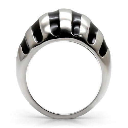 High Polished Stainless Steel Ring - No Stone, In Stock, 11.00g Weight - Jewelry & Watches - Bijou Her -  -  - 