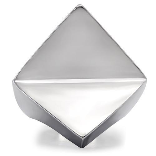 High Polished Stainless Steel Ring - No Stone, In Stock, 11.20g Weight - Jewelry & Watches - Bijou Her -  -  - 