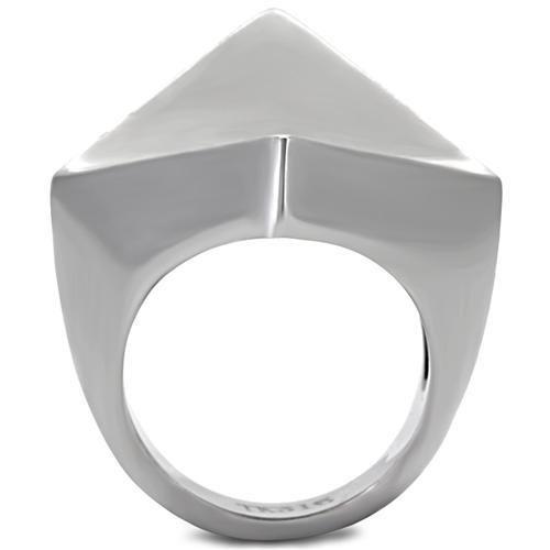 High Polished Stainless Steel Ring - No Stone, In Stock, 11.20g Weight - Jewelry & Watches - Bijou Her -  -  - 