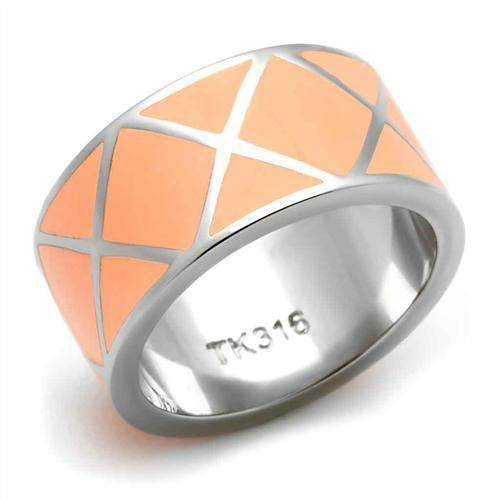 High Polished Stainless Steel Ring - No Stone, In Stock, 5.40g Weight - Jewelry & Watches - Bijou Her - Size -  - 
