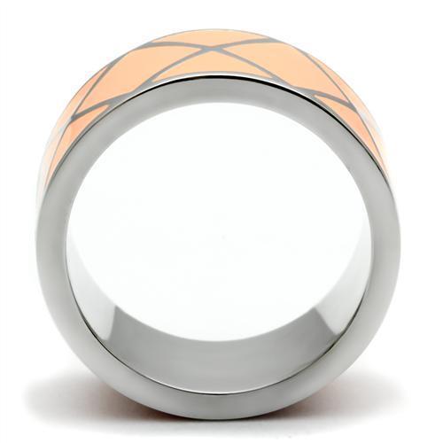 High Polished Stainless Steel Ring - No Stone, In Stock, 5.40g Weight - Jewelry & Watches - Bijou Her -  -  - 