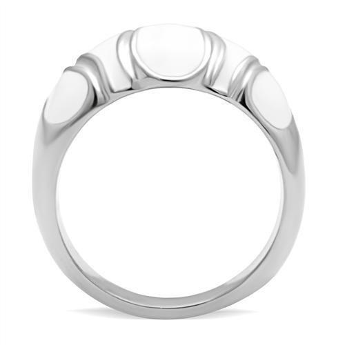 High Polished Stainless Steel Ring - No Stone, In Stock, 6.50g Weight - Jewelry & Watches - Bijou Her -  -  - 