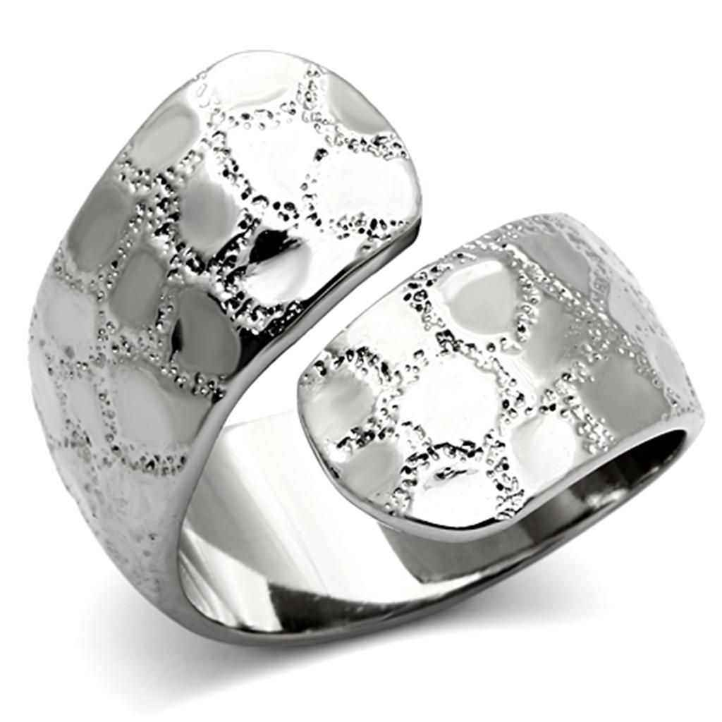 High Polished Stainless Steel Ring - No Stone, In Stock, 8.20g Weight - Jewelry & Watches - Bijou Her -  -  - 